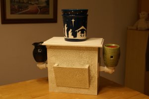 Custom Built Single Level Display for Scentsy Warmers