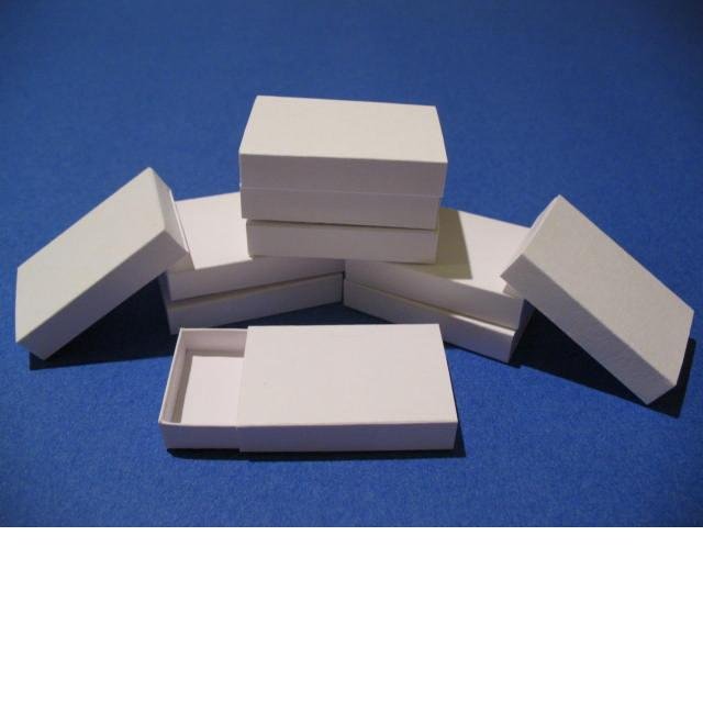 10 Small Blank White Matchboxes ecofriendly