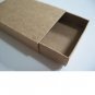 10 Small Blank Kraft Matchboxes - FULLY ASSEMBLED - eco-friendly