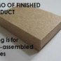 25 Small Blank DIY Kraft Matchboxes - assemble yourself