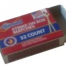 SAMPLE NEW Empty Small Commercial Matchbox for altering and craft projects - FREE SHIPPING IN US