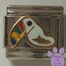 White toucan Italian Charm