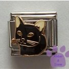 Black Kitty Cat or Kitten Italian Charm