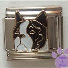 Adorable Boston Terrier Dog Italian Charm