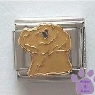 Beautiful Yellow Lab Dog Italian Charm - Sandy colour