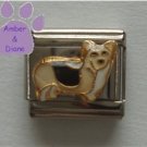 Corgi Dog Italian Charm