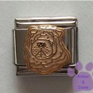 Sharpei Dog Italian Charm Wrinkled Puppy
