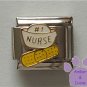 Italian Charm #1 NURSE with a Nurse's Cap and a Bandaid
