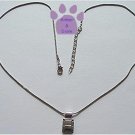 Italian Charm Necklace with Snake Chain, adjusts 19" - 21"