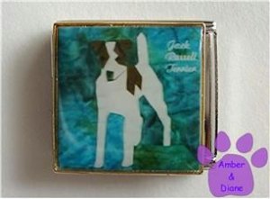 Jack Russell Terrier Dog Custom Photo Italian Charm Megalink