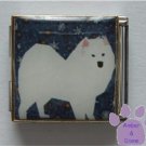 Samoyed or American Eskimo Custom Photo Italian Charm Megalink