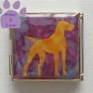 Vizsla or Pointer Dog Custom Photo Italian Charm Megalink