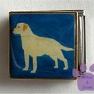 Yellow Lab Dog Custom Photo Italian Charm Megalink