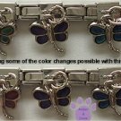 Dragonfly Dangle Mood Slider 5mm Italian Charm - Color Changer