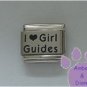 I Love Girl Guides Laser Italian Charm