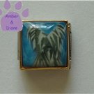 Skye Terrier or Briard Dog 9mm Custom Photo Italian Charm