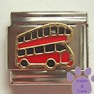 Double Decker Bus Italian Charm * Golden Anniversary