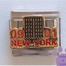 New York 9 11 01 Italian Charm Twin Towers