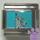 Statue of Liberty Against Clear Blue Sky Italian Charm