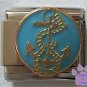 Anchor Circled with Rope Italian Charm for Sailor or Boater