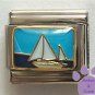 Beautiful Sail Boat on a Calm Sea Italian Charm