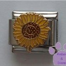 Large Yellow Sunflower Italian Charm for a gardener "Adoration"