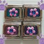 Pink Flower Mood Italian charm changes color with your mood