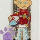 Little Boy Triple Link Italian Charm - racing helmet
