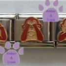 Three Monkeys Triple Link Italian Charm Speak, Hear, See No Evil