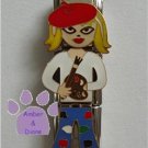 Triple Link Artist Italian Charm with paint palette and brush