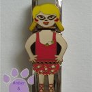 Triple Link Little Girl Ballerina Italian Charm tutu & slippers