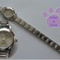 Pale Silver Gray Silvertone Italian Charm Watch with 15 links
