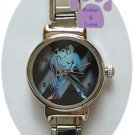 Zodiac Silvertone Italian Charm Watch AQUARIUS Jan 20 to Feb 18