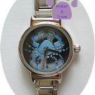 Zodiac Silvertone Italian Charm Watch CANCER June 21 to July 22