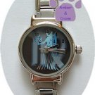 Zodiac Silvertone Italian Charm Watch VIRGO August 23 to Sept 22