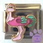 Cute Think Pink Ostrich Italian Charm