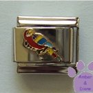 Parrot Italian Charm red Macaw with blue and yellow wings