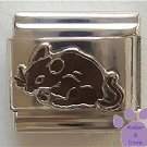 Adorable Dark Brown Mouse Italian Charm