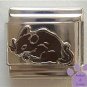 Adorable Dark Brown Mouse Italian Charm
