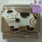Holstein Cow Italian Charm Black and White Cow
