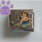 Boy Riding a Dolphin Italian Charm