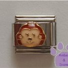 Cute Baby Monkey Face Italian Charm