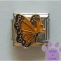 November BUTTERFLY Birthstone with amber-topaz colored wings