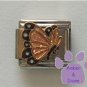 October BUTTERFLY Birthstone pink-opal tourmaline glitter wings