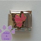 October BUTTERFLY Birthstone pink-tourmaline opal color wings
