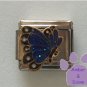September BUTTERFLY Birthstone deep blue-sapphire glitter wings