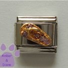 Flip Flop Alexandrite Crystal Birthstone Italian Charm for June