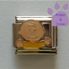 Charlie Brown Italian Charm from the Peanuts Gang
