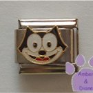 Felix the Cat Italian Charm Face of Cartoon Cat Felix