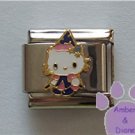 Hello Kitty in a Witch Costume Italian Charm Ready for Halloween